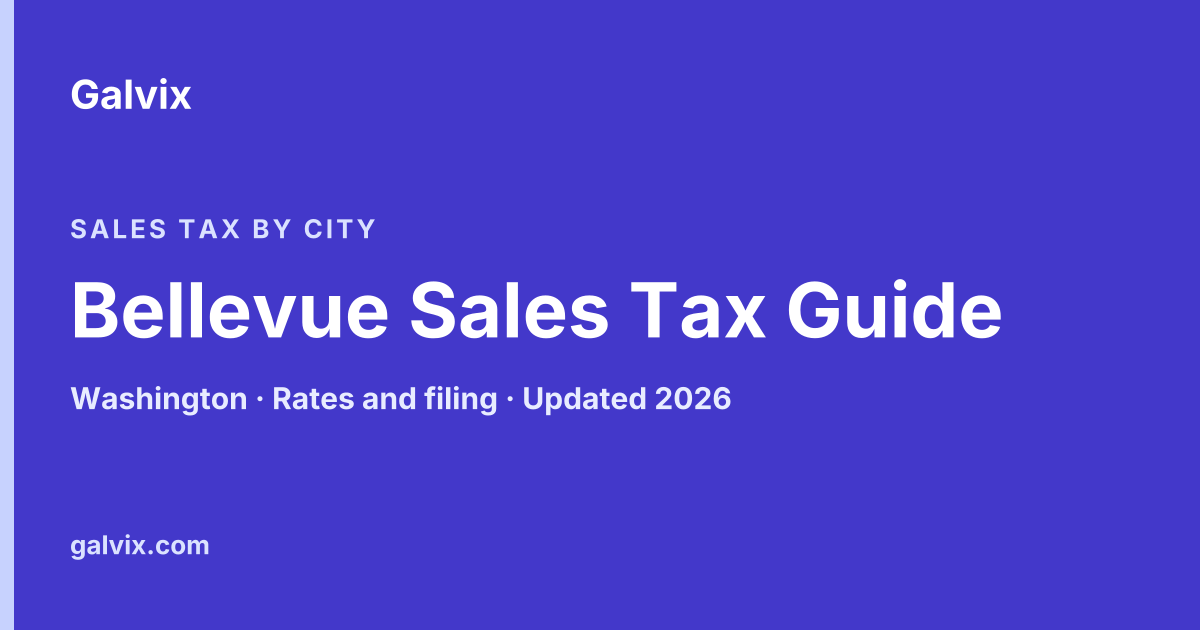 Bellevue, Washington sales tax guide