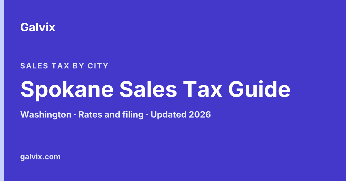 Spokane, Washington sales tax guide