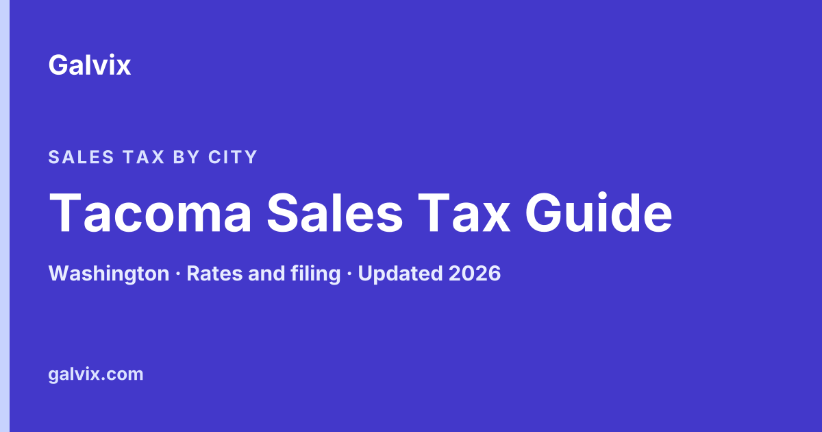 Tacoma Sales Tax