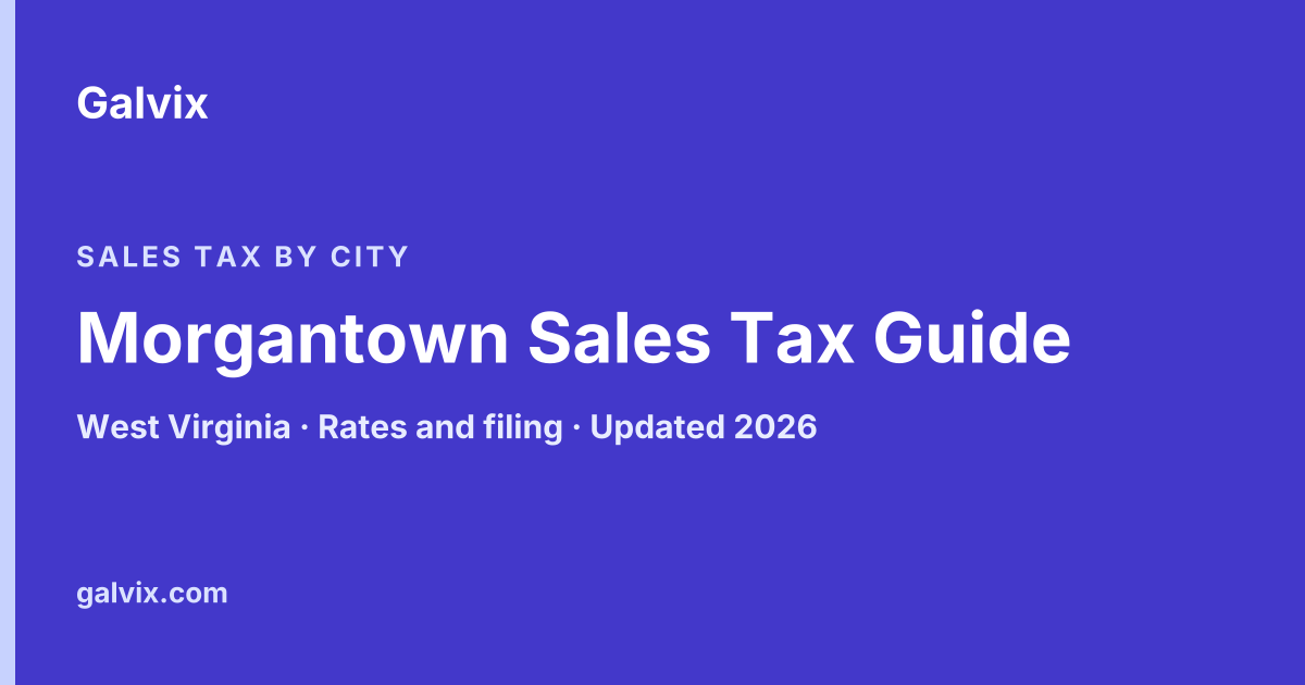 Morgantown Sales Tax