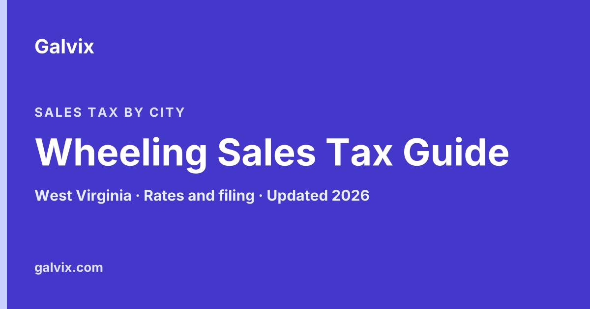 Wheeling, West Virginia sales tax guide
