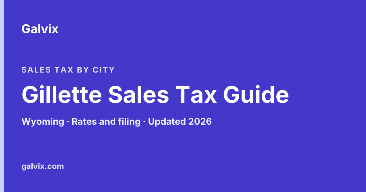 Gillette Sales Tax