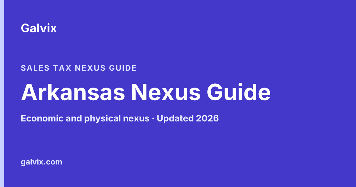 Arkansas Nexus Guide