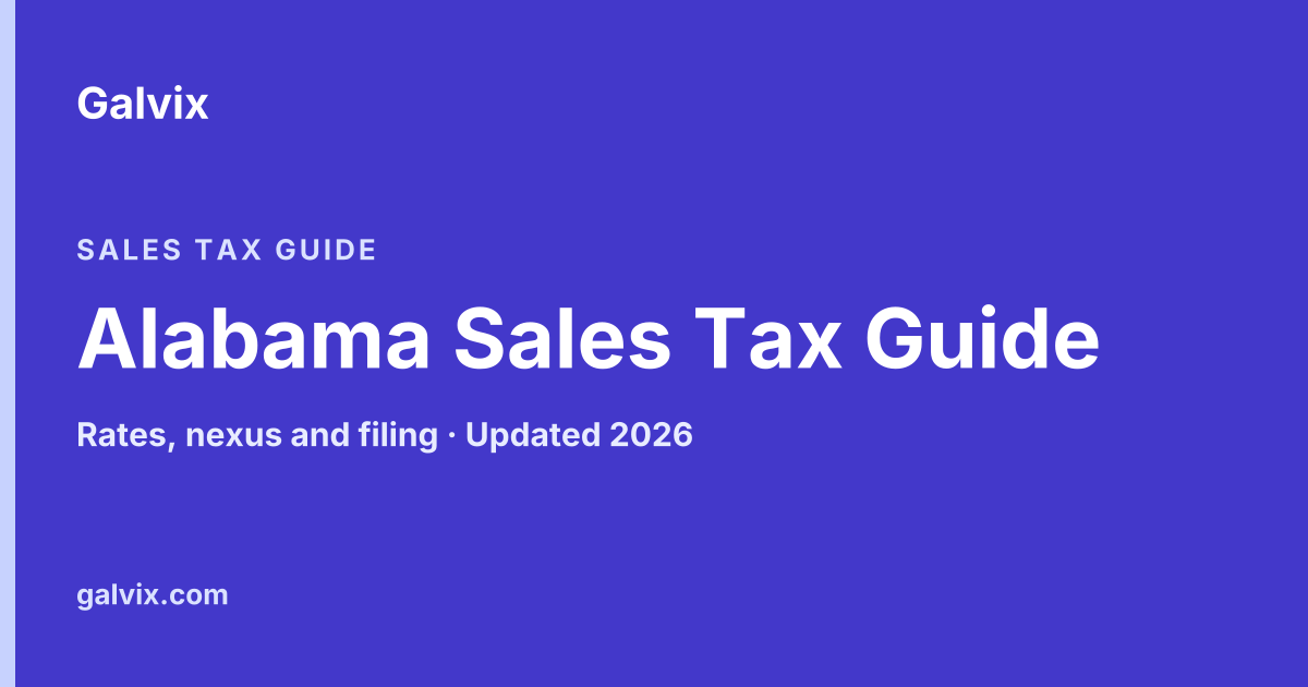 Alabama Sales Tax Guide