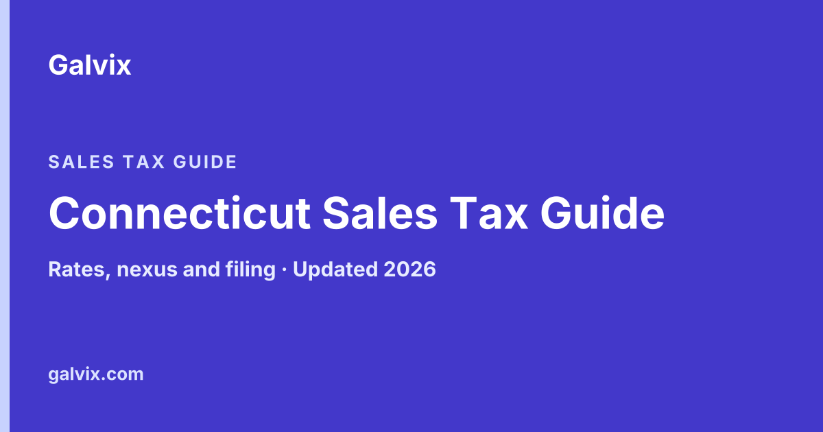Connecticut Sales Tax Guide