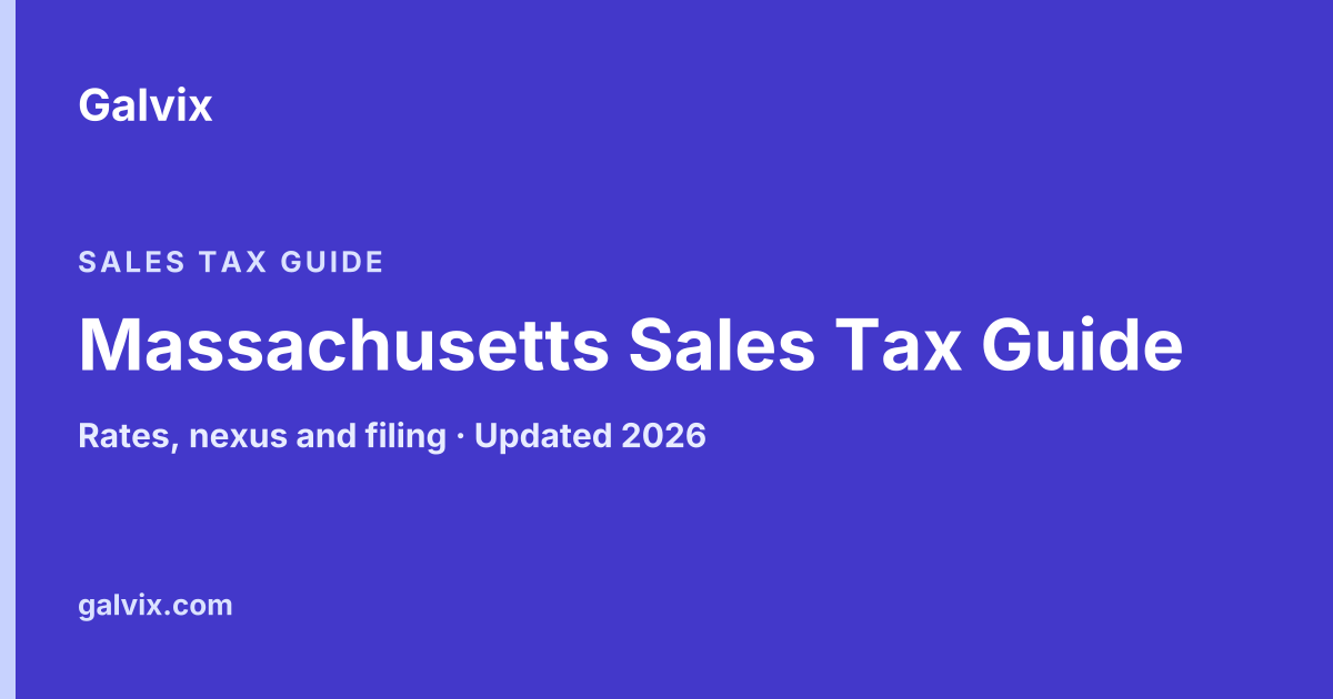 Massachusetts Sales Tax Guide