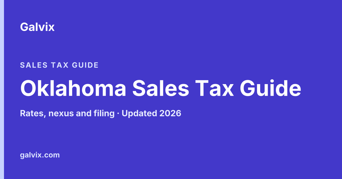 Oklahoma Sales Tax Guide