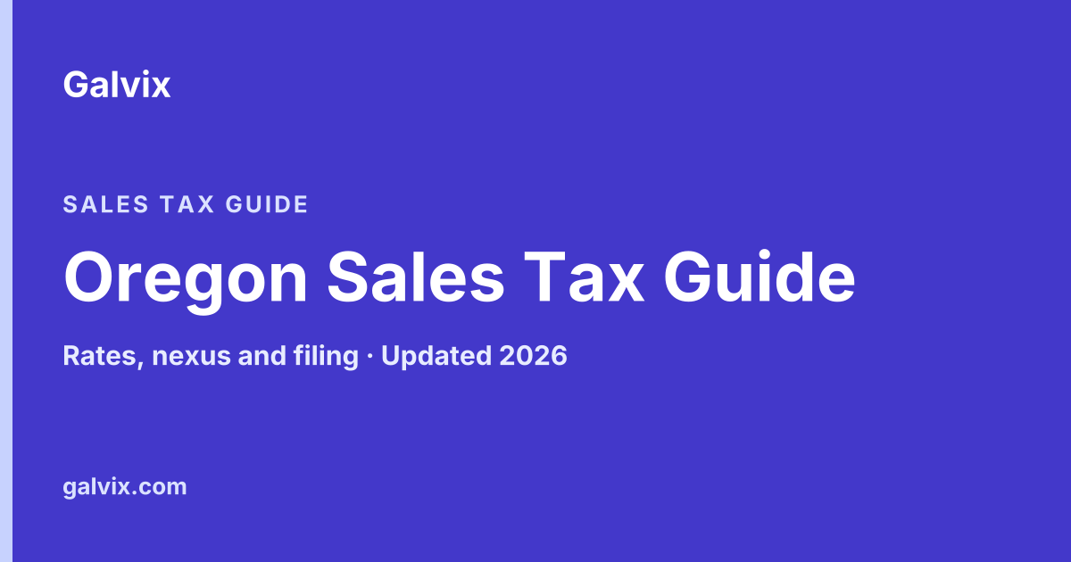 Oregon Sales Tax Guide