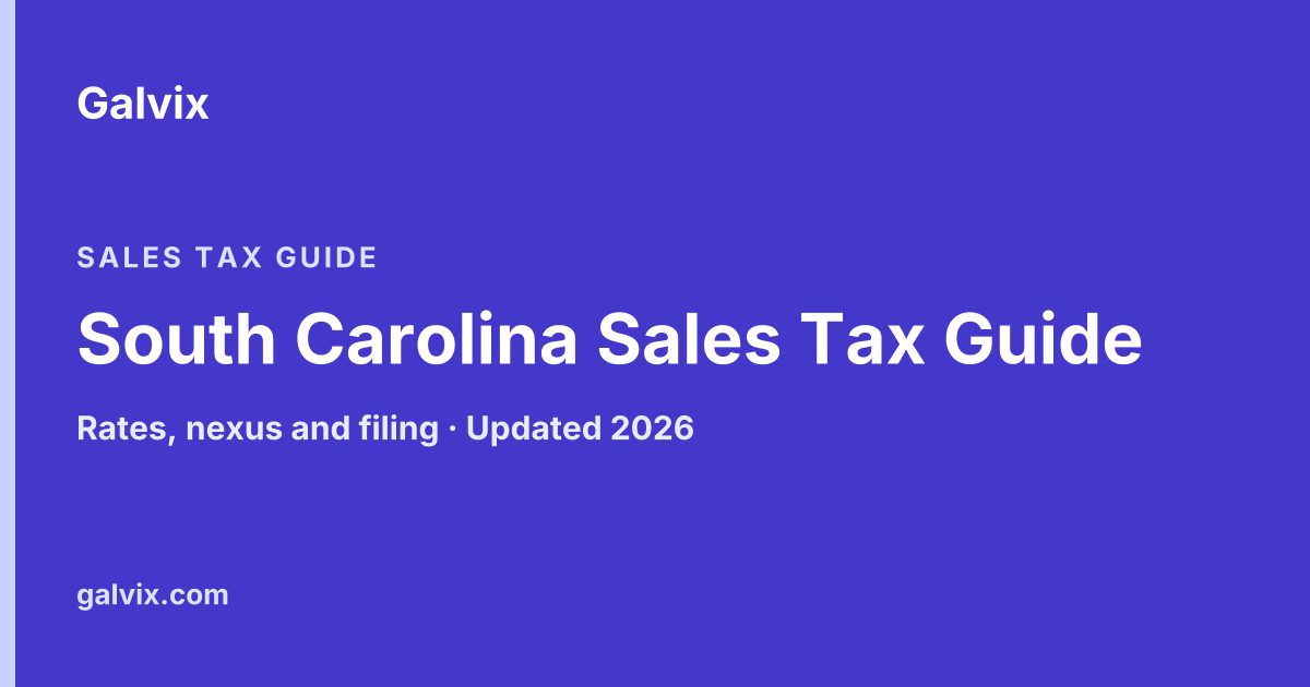 South Carolina Sales Tax Guide