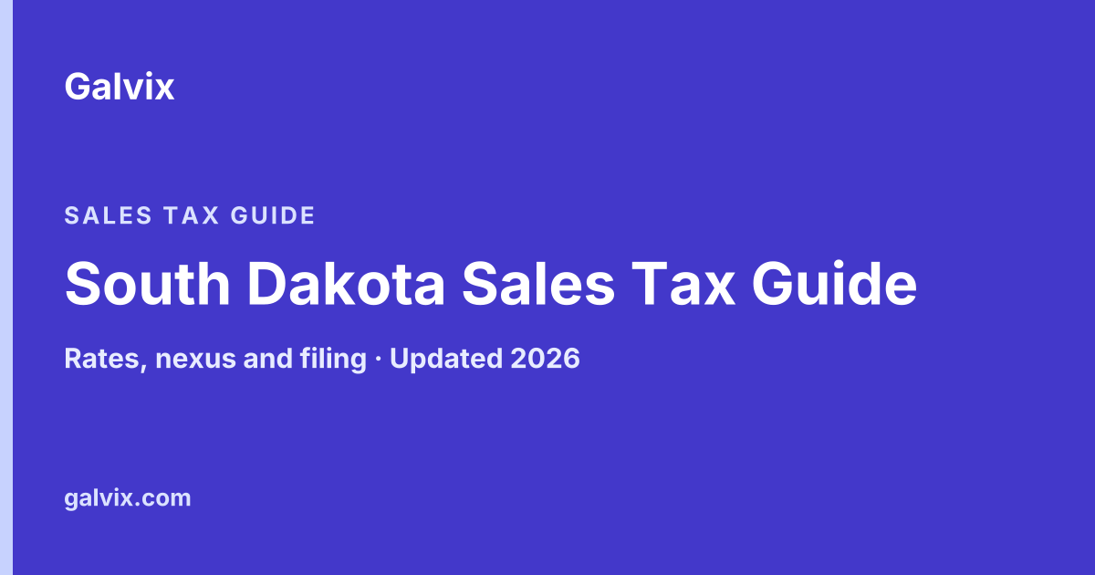 South Dakota Sales Tax Guide