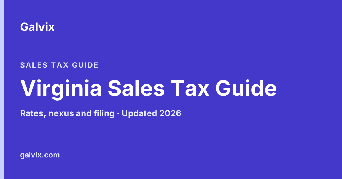 Virginia Sales Tax Guide