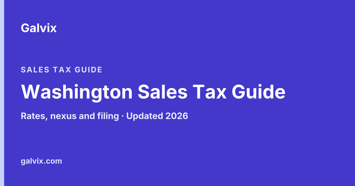Washington Sales Tax Guide