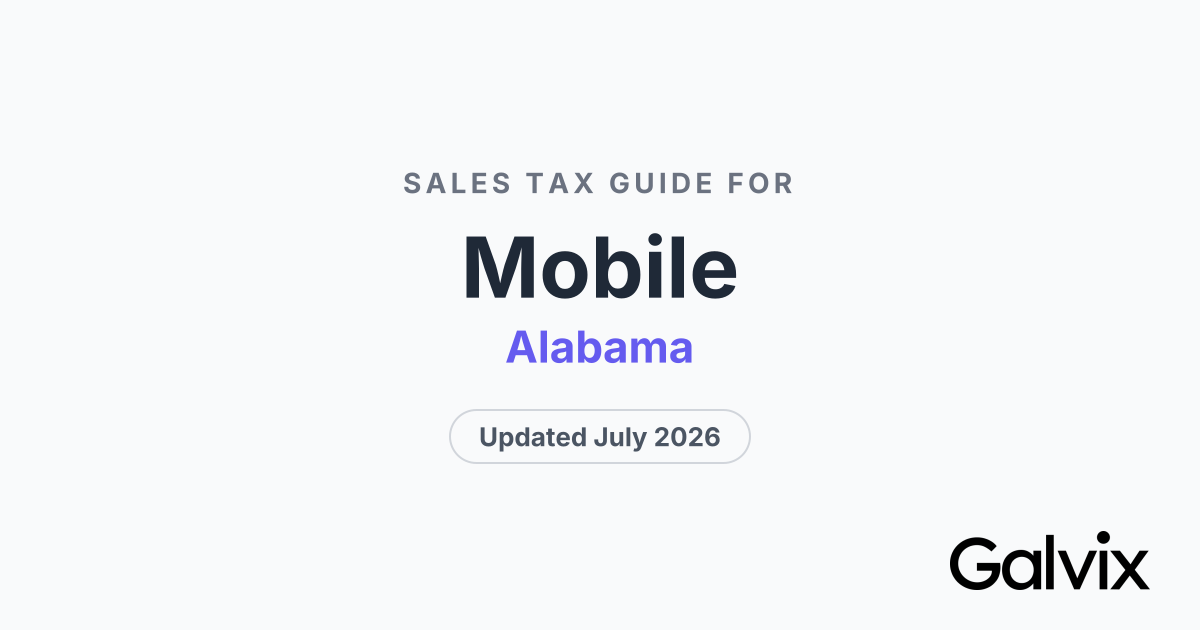 Mobile Sales Tax