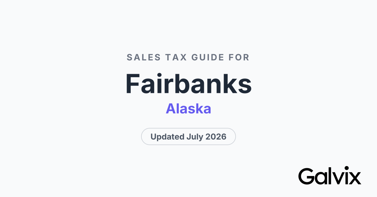 Fairbanks Sales Tax