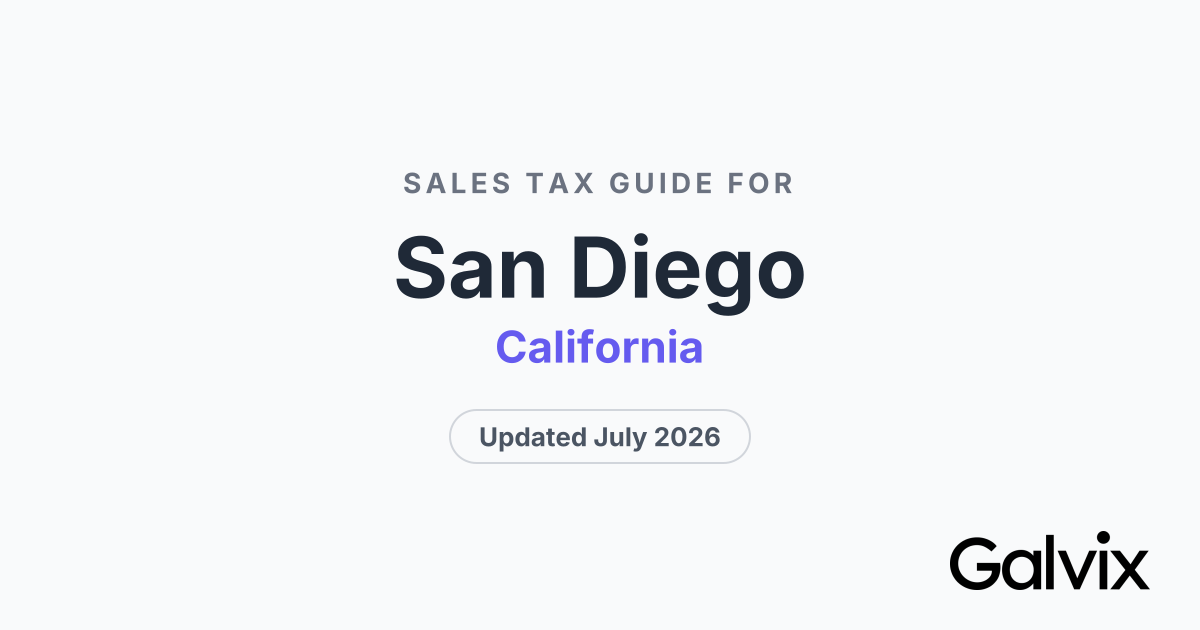 San Diego Sales Tax