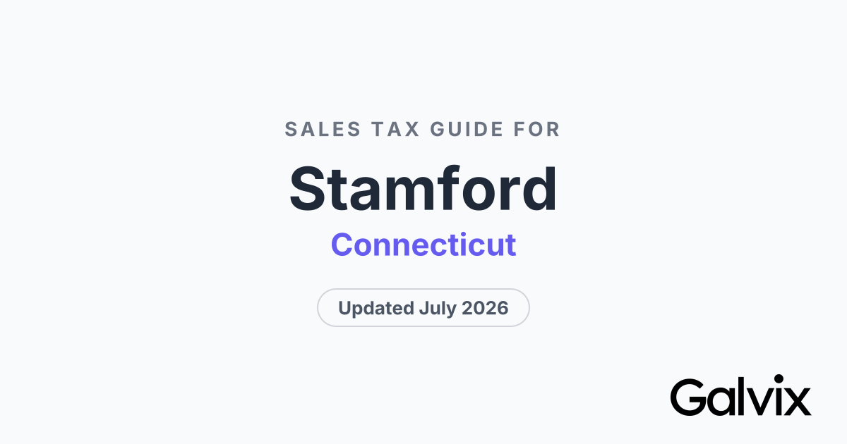 Stamford Sales Tax
