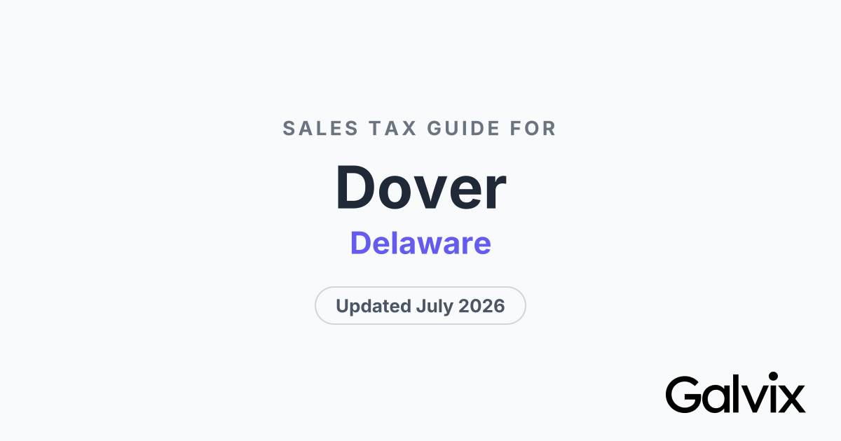 Dover Sales Tax