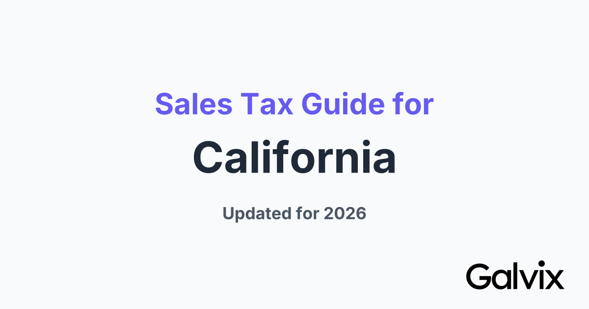 California Sales Tax 2026 Guide and Calculator