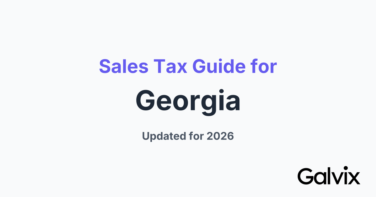 Georgia Sales Tax 2026 Guide and Calculator