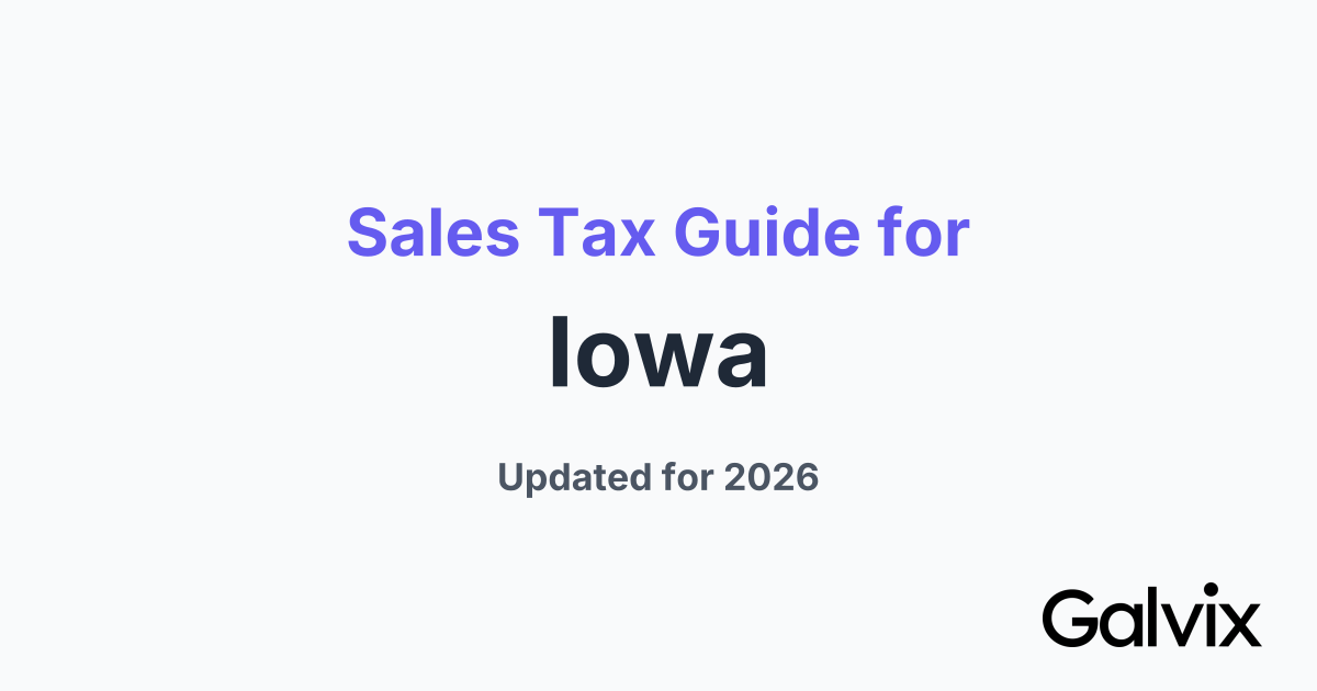 Iowa Sales Tax 2026 Guide and Calculator