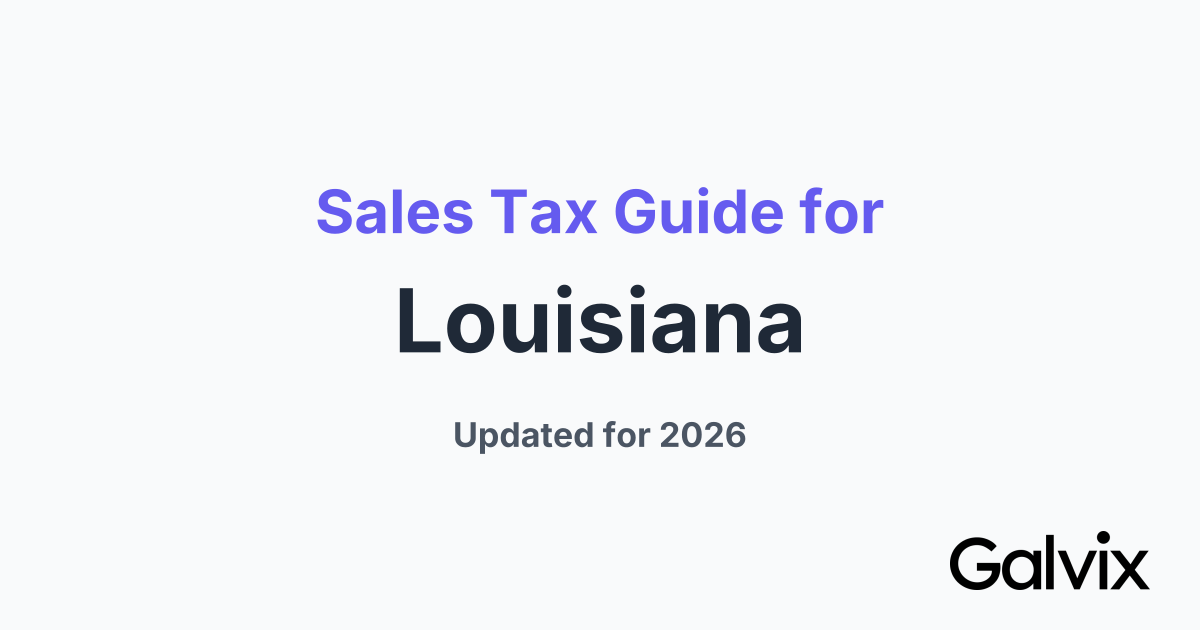 Louisiana Sales Tax 2026 Guide and Calculator