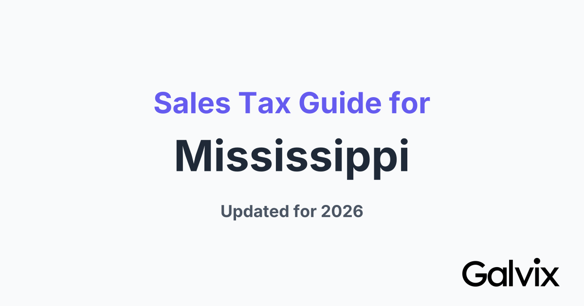 Mississippi Sales Tax 2026 Guide and Calculator