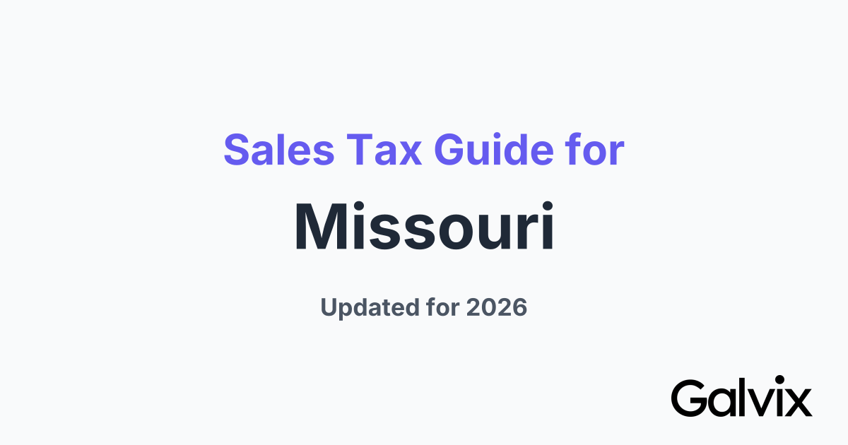 Missouri Sales Tax 2026 Guide and Calculator