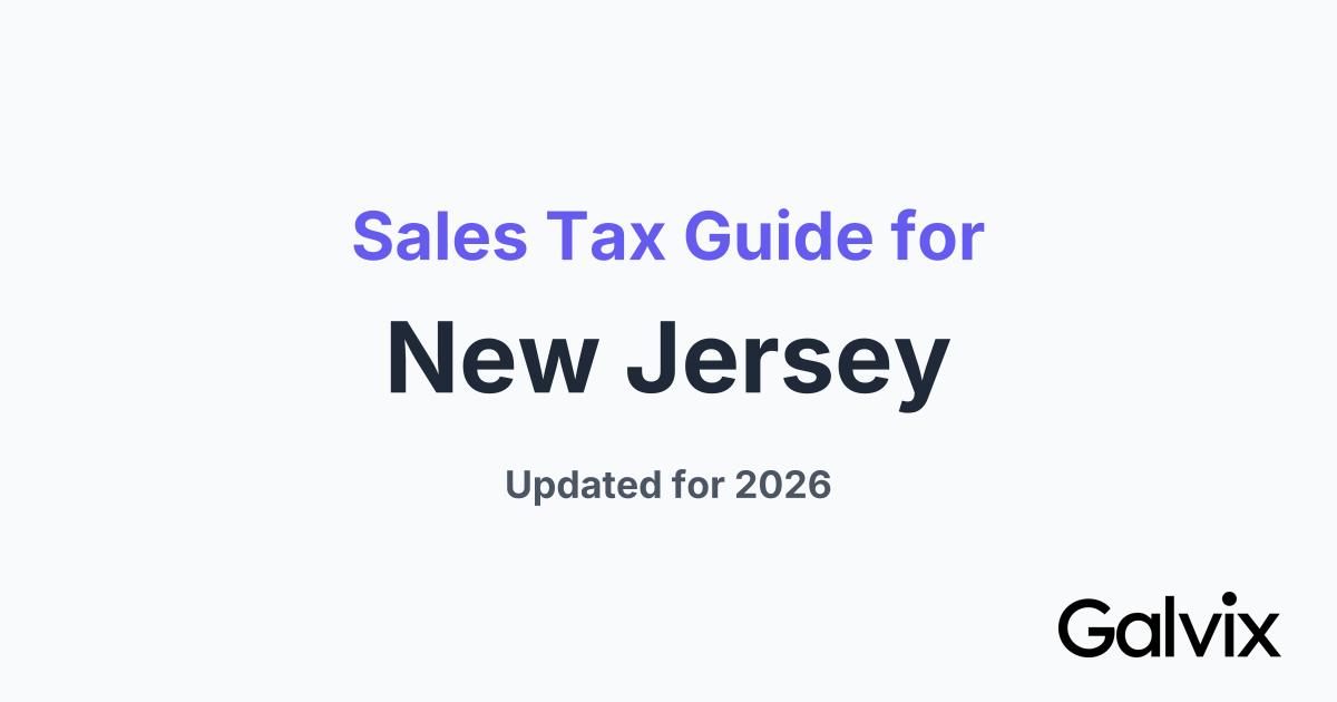 New Jersey Sales Tax 2026 Guide and Calculator