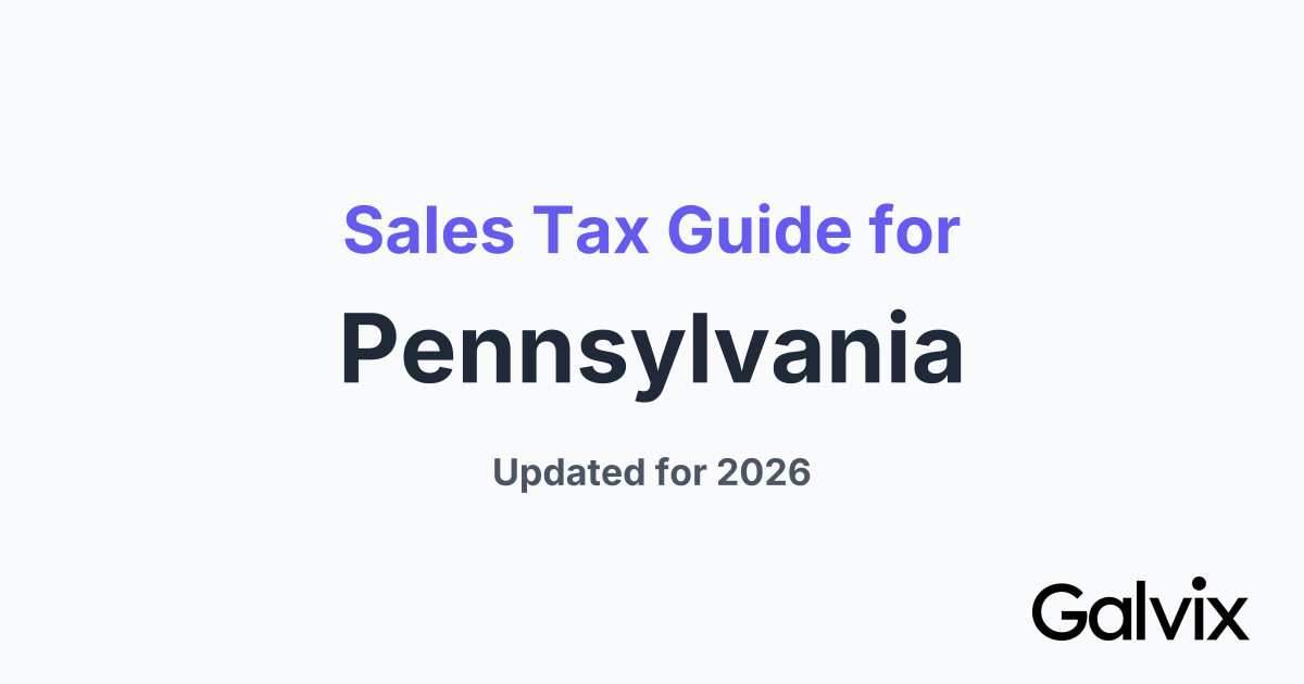 Pennsylvania Sales Tax 2026 Guide and Calculator