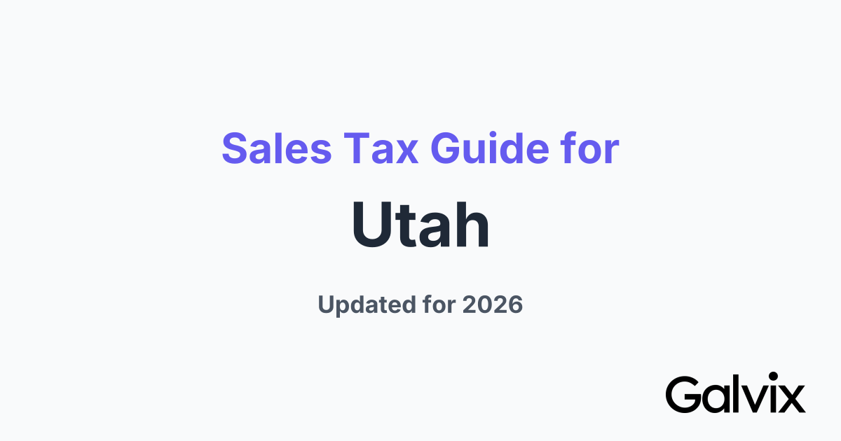 Utah Sales Tax 2026 Guide and Calculator