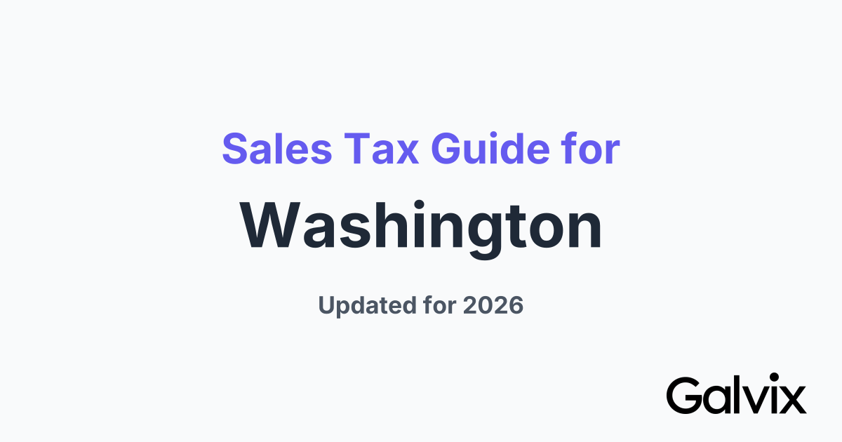 Washington Sales Tax 2026 Guide and Calculator