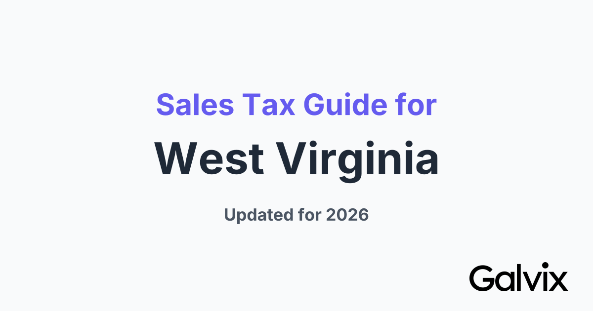 West Virginia Sales Tax 2026 Guide and Calculator